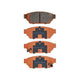RDA GP MAX LOW METALLIC BRAKE PAD SET MITSUBISHI RDB1278