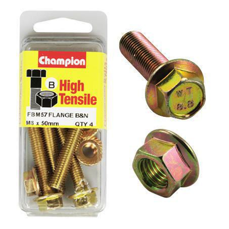 CHAMPION AUTO PARTS Champion Flange Nut Pack 8 x 50 FBM57