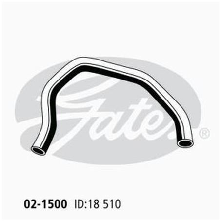 Gates Moulded Heater Hose 02-1500