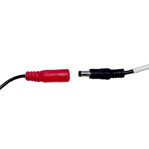 Mongoose 4-Pin Camera to RCA Adapter with Power Plug – Connect Cameras to Screens or Radios
