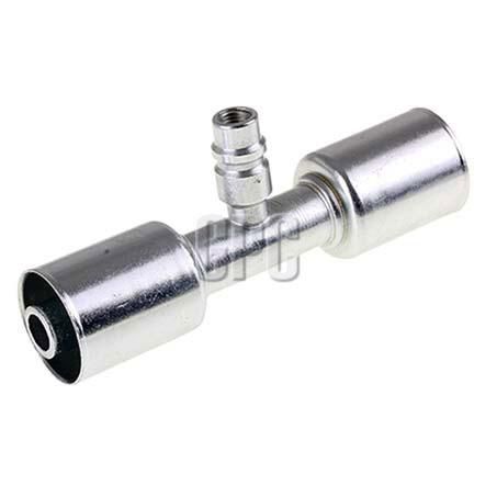 Atco Steel Fitting # 10 Splicer Beadlock #10 Straight With R134a Port SBX6103-3
