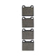 RDA BRAKES RDA GP Max General Purpose Low Metallic Brake Pad Set RDB128