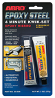 ABRO EPOXY STEEL ADHESIVE 4 MIN AUTO GRADE 2 oz