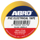 ABRO ELECTRICAL TAPE .12mmx18mmx10yds YELLOW