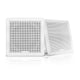 FUSION ELECTRONICS FUSION FM SERIES 6.5" 120-WATT SQUARE WHITE FLUSH MOUNT MARINE SPEAKERS (PAIR) 010-02299-10