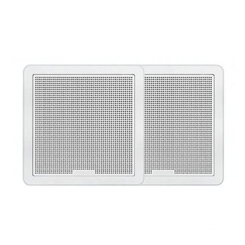FUSION ELECTRONICS FUSION FM SERIES 7.7" 200W FLUSH MOUNT MARINE SQUARE WHITE SPEAKERS 010-02300-10