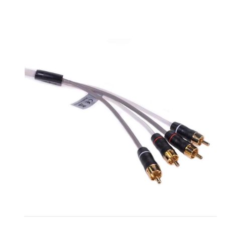 FUSION ELECTRONICS FUSION MS-FRCA6 2-ZONE 4-CHANNEL RCA AUDIO INTERCONNECT CABLE - 6FT/1.8M 010-12618-00