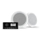 FUSION ELECTRONICS FUSION MARINE STEREO KIT MS-RA60 WITH EL CLASSIC WHITE SPEAKERS 010-02405-51