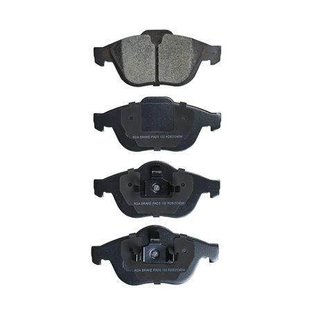 RDA BRAKES RDA GP Max General Purpose Low Metallic Brake Pad Set RDB2124