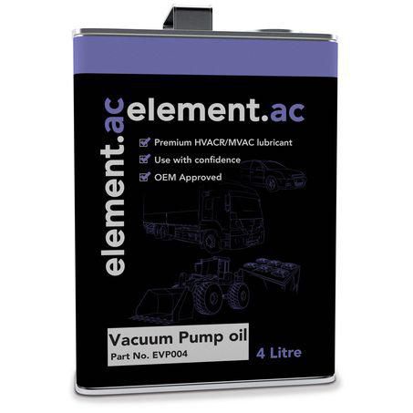 element.ac Vacuum Pump oil, 4 litre EVP004