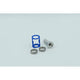 Burgaflex Aluminium Fitting # 10 Weld On - Burgaclip #10 Straight 54743-10-10A-K