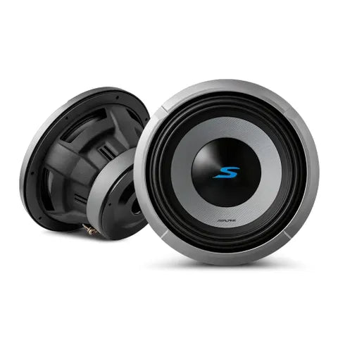 Alpine Type S S2-Series 10" Dual 4-Ohm Subwoofer | 600W RMS High-Excursion Driver for Deep, Powerful Bass