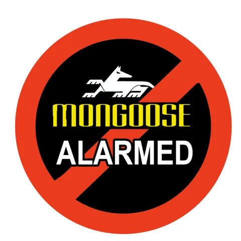Mongoose External Window Stickers - Set of 2 | Professional Vehicle Decals