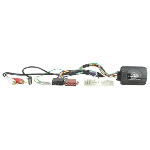Hyundai & Kia SWC Harness with AUX/USB Retention | iX35, Santa Fe, I45, H-1, Tucson 2009-2016 (White Plugs)