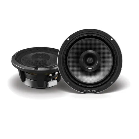 Alpine Status Series 6.5" 2-Way Coaxial Speaker | 100W RMS Hi-Res Audio