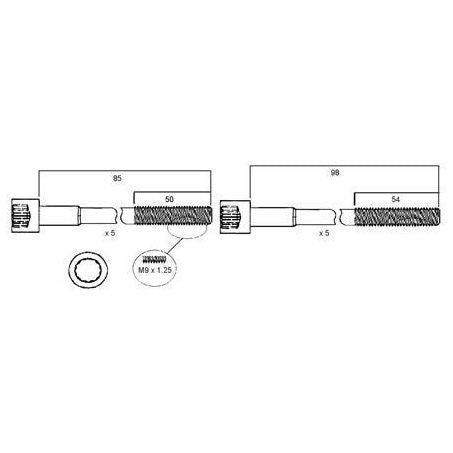 PERMASEAL Cylinder Head Bolt Set HBS025