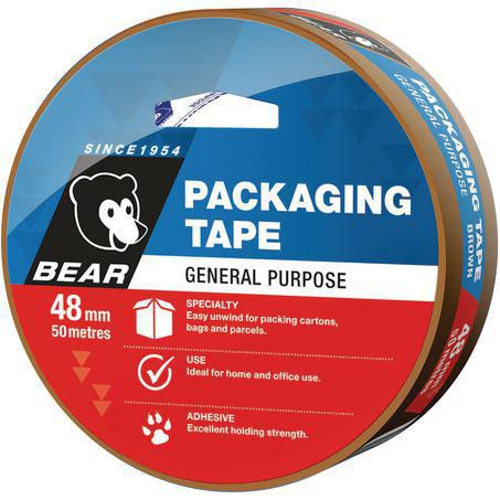 Norton Carton Tape Tan 48mm x 5m 66623322194