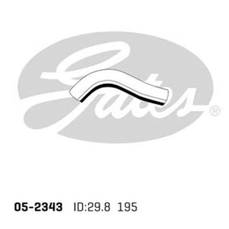 Gates Radiator Hose Lower 05-2343