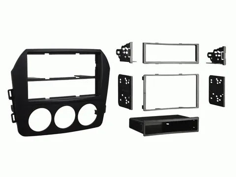 Metra 95-7544B Black Dash Kit for 2009-2015 Mazda MX-5 Miata (NC) | Single/Double DIN Installation