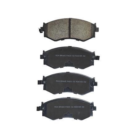 RDA GP MAX LOW METALLIC BRAKE PAD SET NISSAN SSANGYONG MUSSO RDB1165