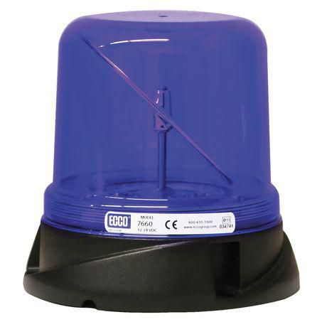 ECCO LED Blue Roto Beacon 12-24V 7660B