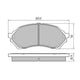 RDA PHANTOM CERAMIC BRAKE PAD SET FORD MAZDA RDC1358