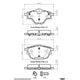 RDA BRAKES RDA GP Max General Purpose Low Metallic Brake Pad Set RDB2439