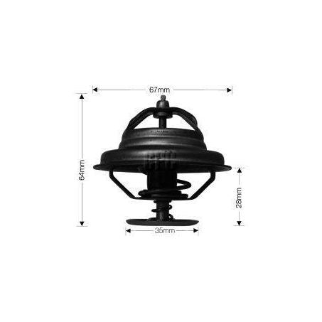 DAYCO THERMOSTAT 91 DEGREES C - 195 DEGREES F DT62B