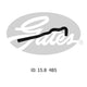 Gates Moulded Heater Hose 02-1154