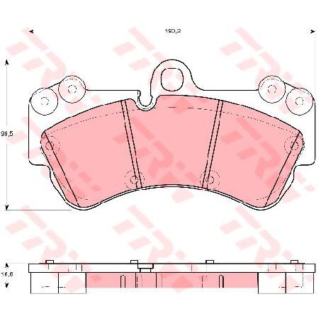 TRW Brake Pad Set