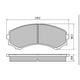 RDA PHANTOM CERAMIC BRAKE PAD SET FORD HOLDEN MAZDA RDC1385