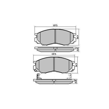 RDA PHANTOM CERAMIC BRAKE PAD SET MITSUBISHI RDC1297