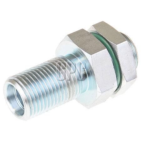 OEX Steel Fitting # 6 MIOR - Bulkhead #6 Straight