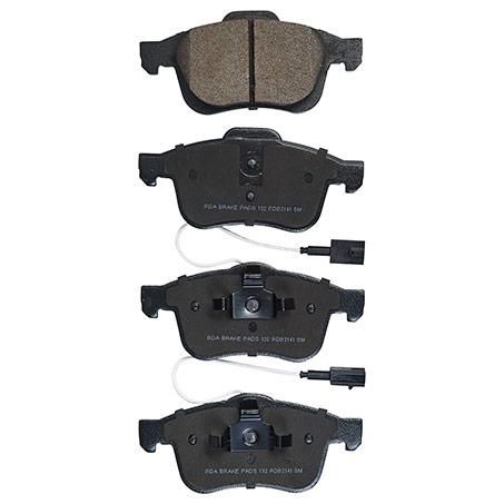 RDA BRAKES RDA GP Max General Purpose Low Metallic Brake Pad Set RDB2141