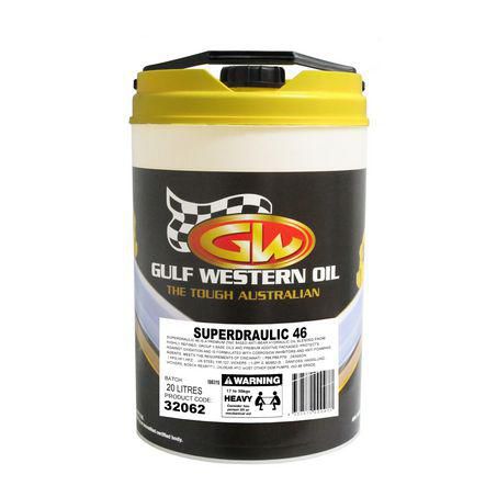 Gulf Western Superdraulic Hydraulic 46 Fluid - 20L 32062