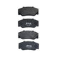 RDA BRAKES RDA GP Max General Purpose Low Metallic Brake Pad Set RDB389