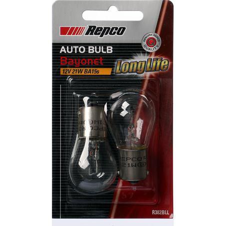 Repco P21W Bayonet Globe 12V 21W BA15s Pack of 2 R382BLL