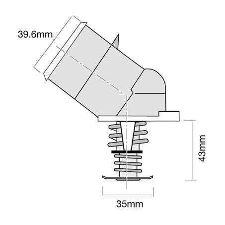 Tridon Thermostat Includes Housing - 82 Degrees C TT379-180P