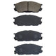 RDA BRAKES RDA GP Max General Purpose Low Metallic Brake Pad Set RDB1221