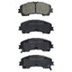 RDA BRAKES RDA GP Max General Purpose Low Metallic Brake Pad Set RDB2380