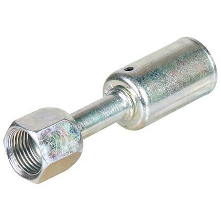 Atco Steel Fitting # 10 Female Flare - Beadlock #10 Straight SBX1103