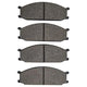 RDA BRAKES RDA GP Max General Purpose Low Metallic Brake Pad Set RDB1072