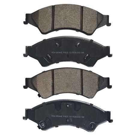 RDA GP MAX LOW METALLIC BRAKE PAD SET FORD MAZDA BT-50 RDB2202
