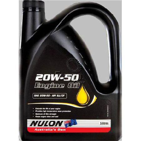 Nulon 20W50 Sj/Cf 5L - Do Not Use EO20W50-5