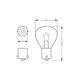 Hella Bayonet Ba15S Globe 12V 45W U1245