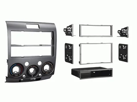 Mazda BT-50 / Ford Ranger (2007-2011) Silver Dash Kit â€“ cRadio Installation Fitting Kit