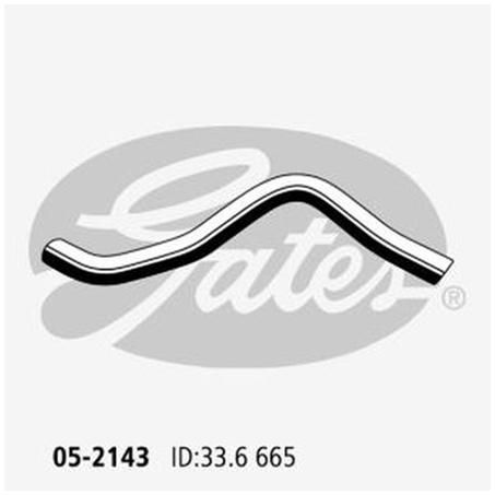 Gates Radiator Hose Lower 05-2143
