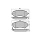 RDA PHANTOM CERAMIC BRAKE PAD SET JEEP GRAND CHEROKEE RDC1979