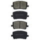 RDA GP MAX LOW METALLIC BRAKE PAD SET TOYOTA RDB1487