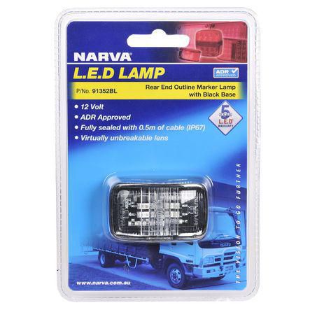 NARVA REAR END OUTLINE LAMP RED BLISTER PACK - 91352BL